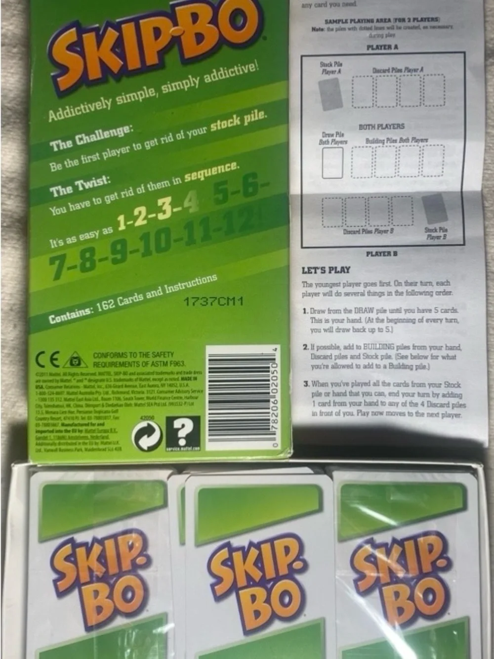 Card Game Kids Toy - Green